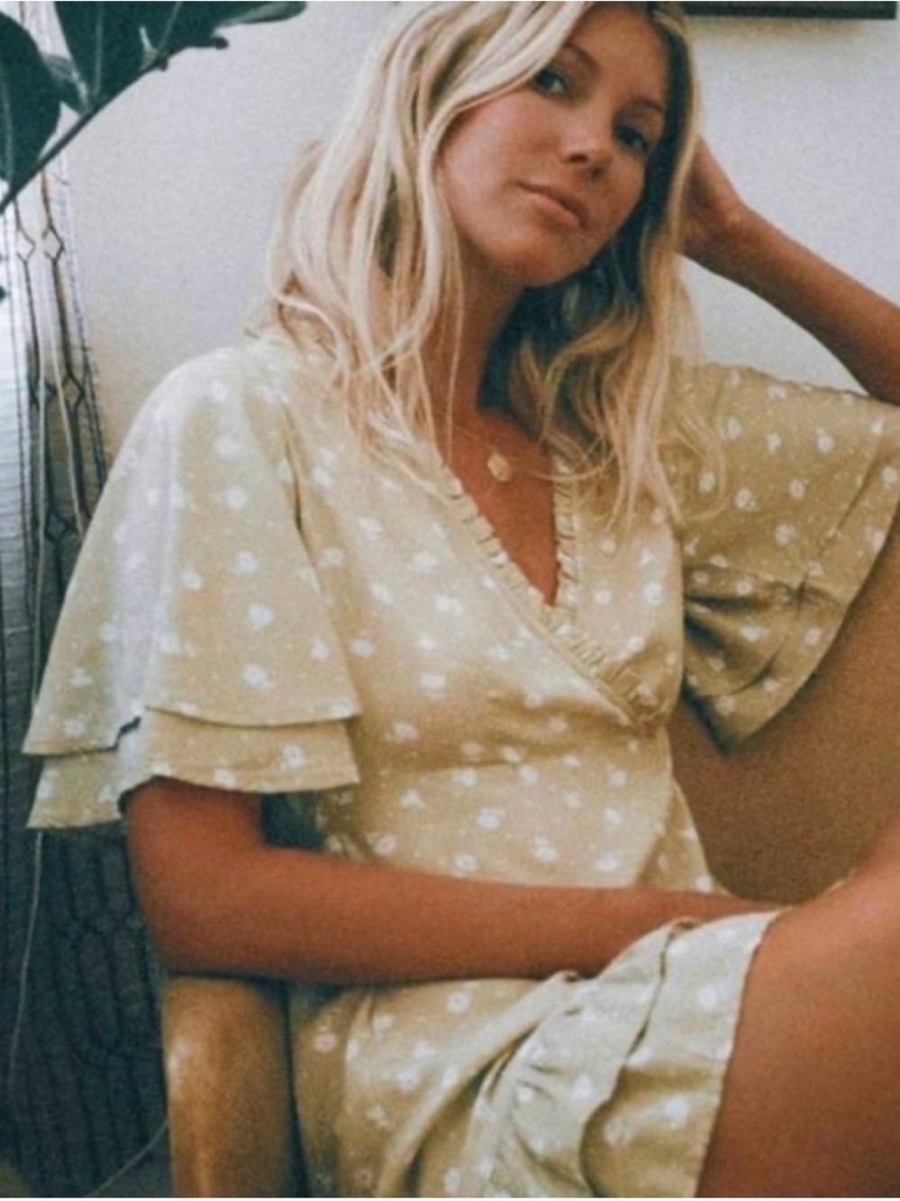 Billabong X The Salty Blonde In Bloom Dress Large